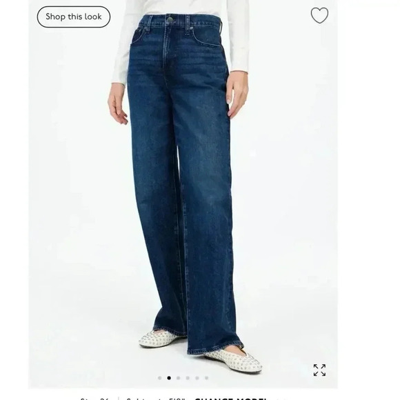 Madewell THE PERFECT VINTAGE
WIDE-LEG JEANS Red Size 31 Inseam 29.75” - Picture 12 of 16